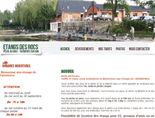 Tablet Screenshot of etangsdesrocs.com